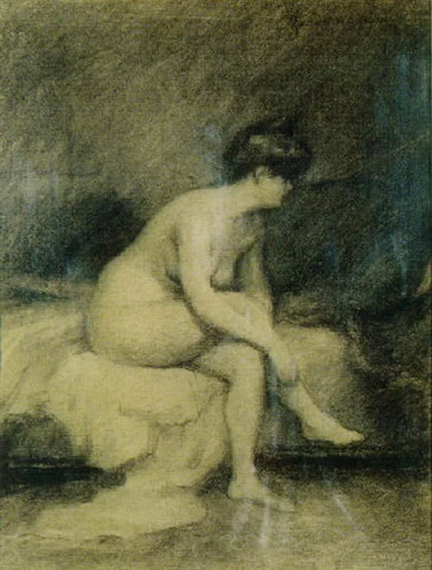 Nudo seduto